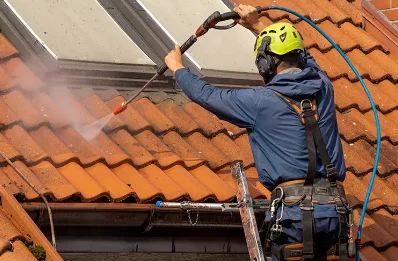 Démoussage et hydrofuge de toiture à Orthevielle